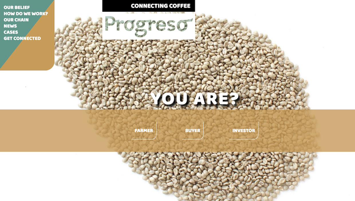 Вебсайт Фонда Progreso