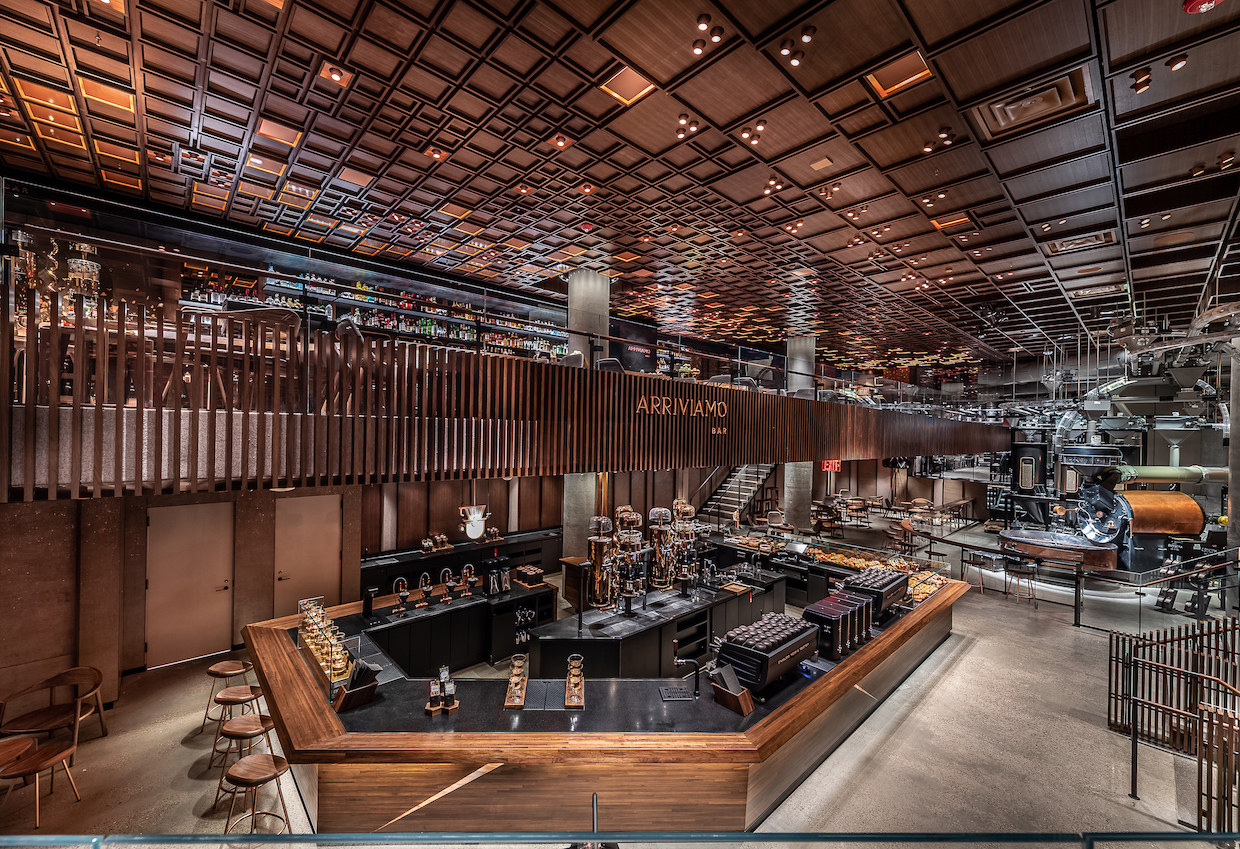 The Starbucks Reserve Roastery in New York City