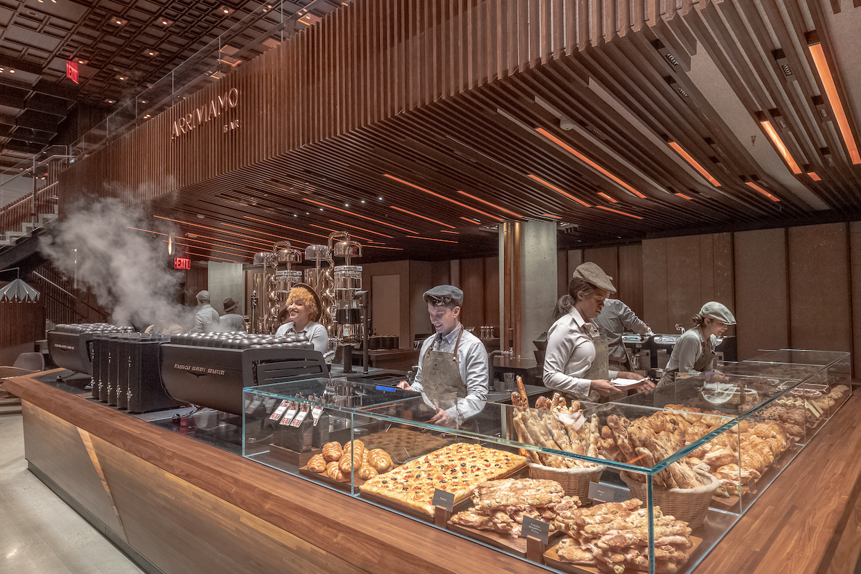The Starbucks Reserve Roastery in New York City