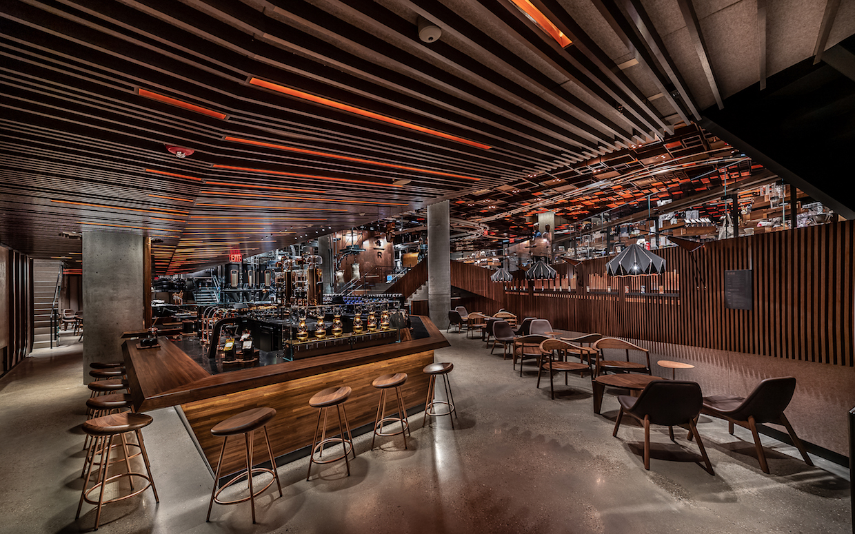 The Starbucks Reserve Roastery in New York City