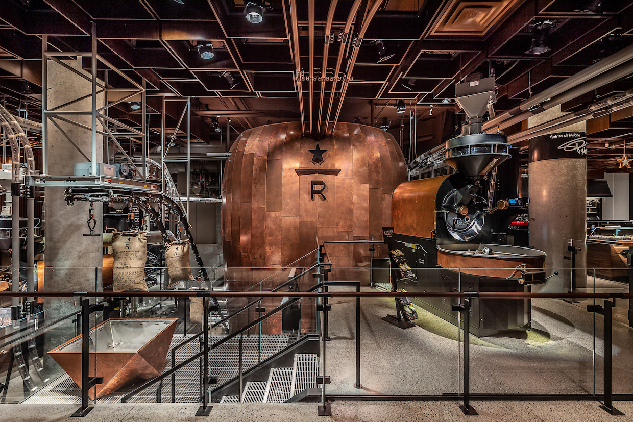 The Starbucks Reserve Roastery in New York City