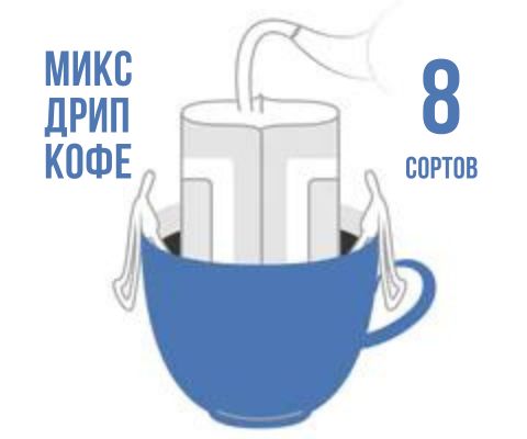 дрип кофе — 4 страны 8 сортов